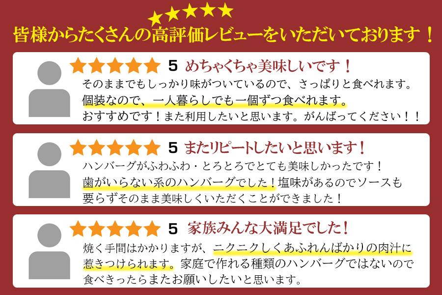 【極・塩ハンバーグ】6個セット　前沢牛100％使用　訳あり_イメージ5