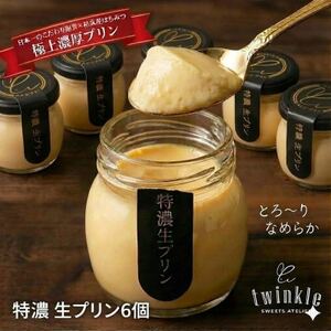 【ふるさと納税】特濃生プリン 6個セット(ギフトBOX入り)【配送不可地域：離島・北海道・沖縄県】【1500690】
