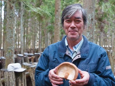 中尾さんちの乾椎茸 大 原木栽培  大きいサイズ 100g 干しシイタケ 1袋 / SAC中尾 椎茸屋 0788