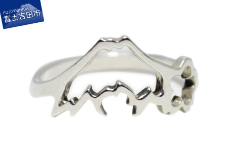 リング 【ハンドメイドアクセサリー】富士山桜リング 指輪