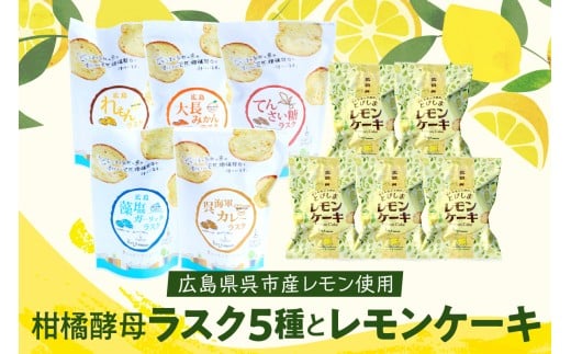 柑橘酵母ラスク５種とレモンケーキ　ku118-022-r