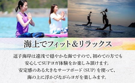 【逗子海岸・エバーリゾート 】究極のリラックス SUPヨガ体験 1名様  SUPヨガ スタンドアップパドルボード SUP マリンスポーツ ウエットスーツ リラックス ハワイ 逗子海岸 少人数 エバーリ