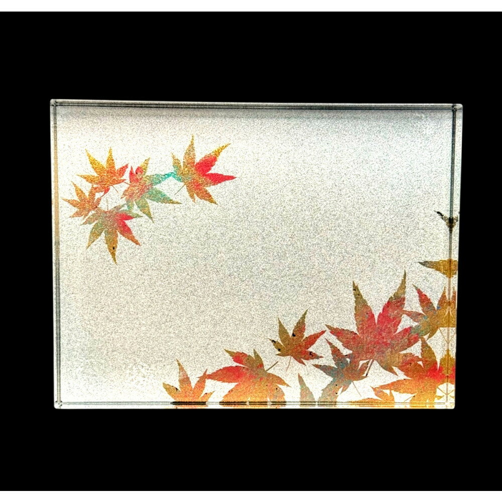 【ふるさと納税】すし下駄 紅葉 梨地ホワイト ［NF292］ | 食器 パーティ 漆器 工芸品 クラフト 民芸 人気 おすすめ 送料無料 ギフト プレゼント 贈り物