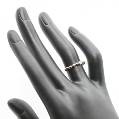 ふるさと納税 笛吹市 K18　鏡面丸玉デザインダイヤモンドリング　0.02CT　R3967DI-Y #17 |  | 03