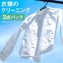 【ふるさと納税】個別洗濯！衣類のクリーニング 3点パック 宅配 クリーニング 個別洗い 新生活 サービス 熊本県 人吉市 送料無料