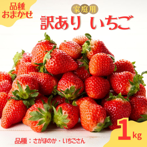 ★予約受付★平川いちご農園【2月～5月 順次配送】玄海町産いちご（家庭用・訳あり）1kg ／ 送料無料 いちご さがほのか いちごさん 希少 果物 くだもの フルーツ デザート 予約受付