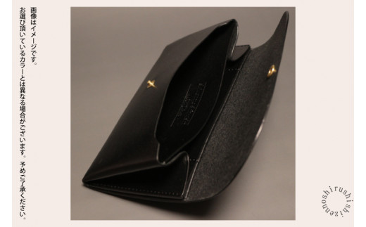 comet Long コンパクトな長財布 (ワックスカーキ) 牛革(BR011-1)