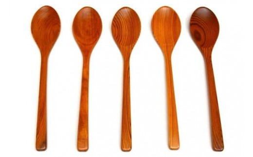 屋久杉カレースプーン5本セット【TN98】