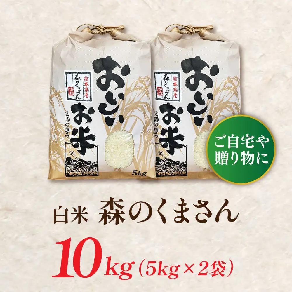 〈令和8年度産米〉先行予約 熊本県産 お米 森のくまさん 10kg 【すみれファーム】 令和7年産 [ZEP073]