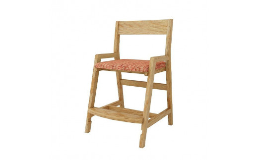 【開梱設置】高野木工 セレスト チェア ホワイトオーク 生地：CHART3レンガ【10年保証】