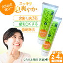 【ふるさと納税】自然由来成分でお口スッキリ！なた豆＆柿渋 歯磨き粉 120g×2本セット ハミガキ粉 歯ブラシ オーラルケア 口腔ケア 歯周病予防 \レビューキャンペーン中/愛媛県大洲市/サンユー商店[AGCS001]8000円 8000 八千 八千円 13000円 13000