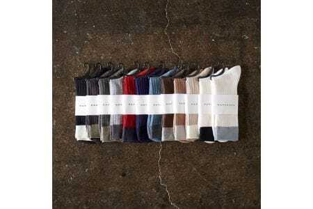 HARUSAKU [ CC ] ハルサク リブバイカラー ソックス 靴下 5P set　25cm～27cm　8-043