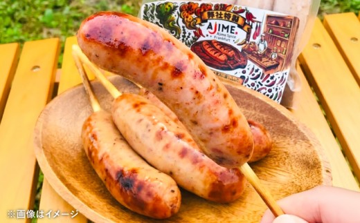 LGASIA（ルガシア）AJIMEフランクフルト 15本（5本入り × 3パック）約1.2kg / 串付き ソーセージ 旨辛 / 恵那市 / MAC [AUDM052]