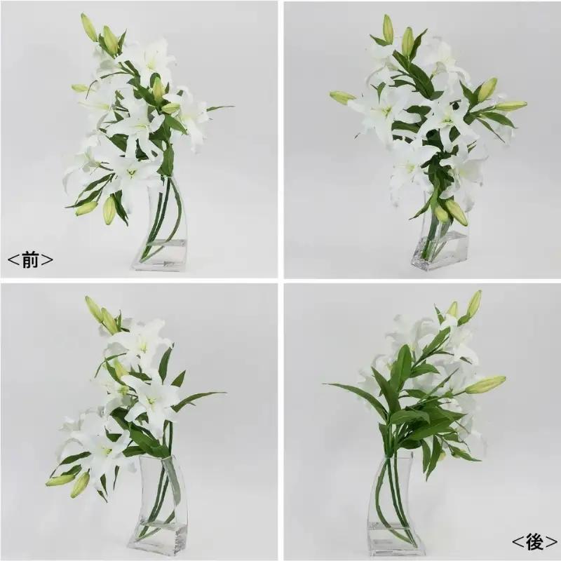 エミリオ・ロバ アートフラワー カサブランカ 百合 5L特大 造花 インテリア ギフト