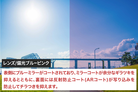鼻パッドのないサングラス「エアフライ」 AF-302 WP （偏光レンズ装着版）AF-302 C-5WP パールホワイト　