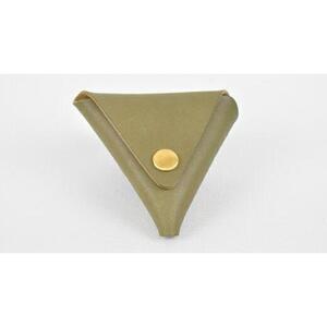 【minca】 栃木レザーの三角コインケース小 小銭入れ コンパクト 小さめ/Coin purse 01/オリーブ　469【雑貨 ファッション 人気 おすすめ 】