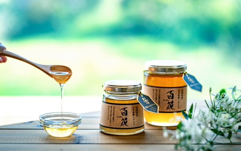 日本蜜蜂のハチミツ 300g×2 瓶入り / はちみつ みつばち ハチミツ 天然 日本蜂蜜 蜂蜜
