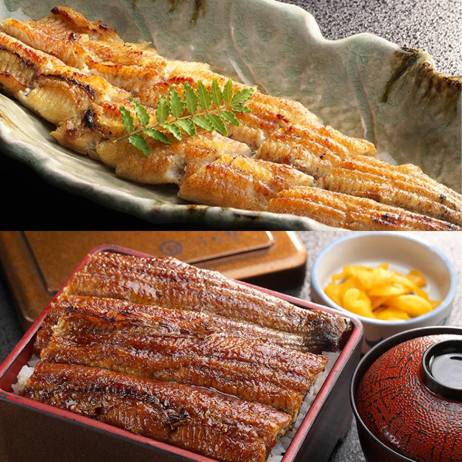 ＜うな勢＞「鰻かば焼き・白焼き」各１尾（計２尾）
