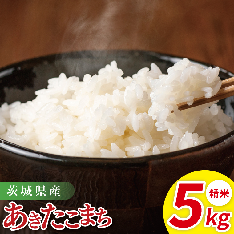 米 あきたこまち 精米 5kg 令和7年産 茨城県産 お米 こめ コメ ごはん 白米 アキタコマチ 茨城県産米 単一米 単一原料米 安心 安全 送料無料 国産 人気 数量限定 高評価（85-29）