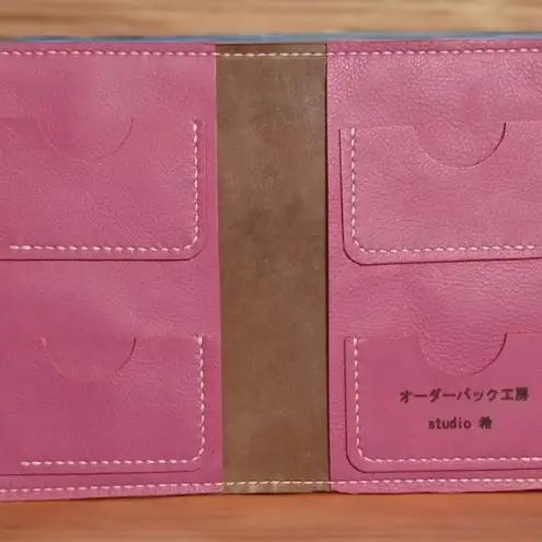 【Amazon特別価格】レザー製通院ケース（ピンク）お薬手帳 レザー オーダーバック工房 studio希