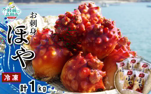 広田湾漁協からお届け！冷凍ほや「お刺身用」 200g×5パック 【 ほや ホヤ 海鞘 珍味 おつまみ 人気 海産物 海鮮 】 RT1697