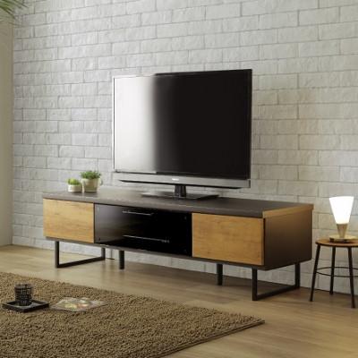 ふるさと納税 大川市 テレビボード幅145木目調　国産家具　NA/BR
