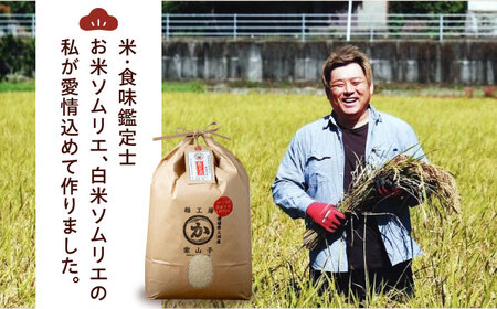 令和6年産新米 お米 ヒノヒカリ 5kg（5kg×1袋）米・食味鑑定士×お米ソムリエ×白米ソムリエ お米 新米 おこめ 白米 ごはん 愛媛県産お米 大洲市/稲工房案山子[AGAV010]