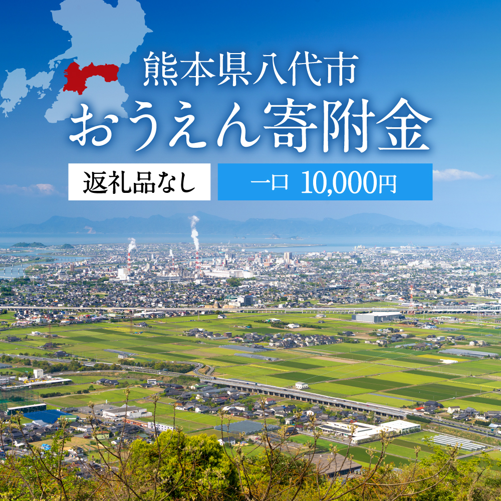八代市 への寄付（返礼品はありません）応援 寄付 1万円