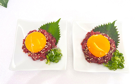 馬さくら ユッケ 250g (50g×5) 馬肉 小分け 冷凍 九州 熊本県 球磨村 FKP9-617