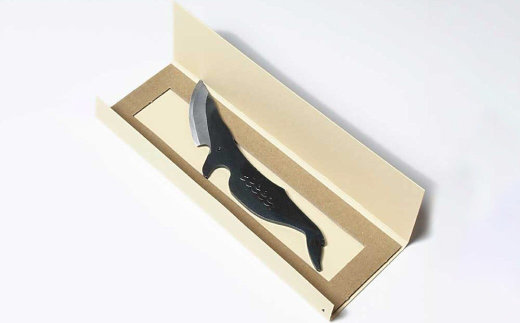 ミニナイフ くじらナイフ ミンククジラA型 ケース付き