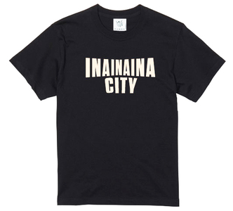 INA CITY Tシャツ ブラックLサイズ | アパレル 服 洋服 Tシャツ ロゴT シャツ 伊那デザイン シンプルT ホワイト ブラック ご当地T ローカルブランド カジュアル 伊那市 ふるさと納
