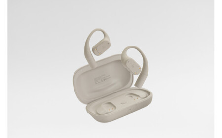 オープン型イヤホンfinal KDT3000 BEIGE ながら聴き/耳を塞がない/マイク左右付け替え可/自分の声だけがクリアに届く