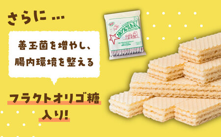 カルシウム ウエハース バニラ味 400枚 (1袋40枚入り×10袋) 瑞浪市 / 中新製菓 お菓子 おやつ 大容量[AZBN001]