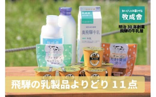 ＜牧成舎＞こだわり 牛乳 ヨーグルト チーズ 乳製品よりどりセット