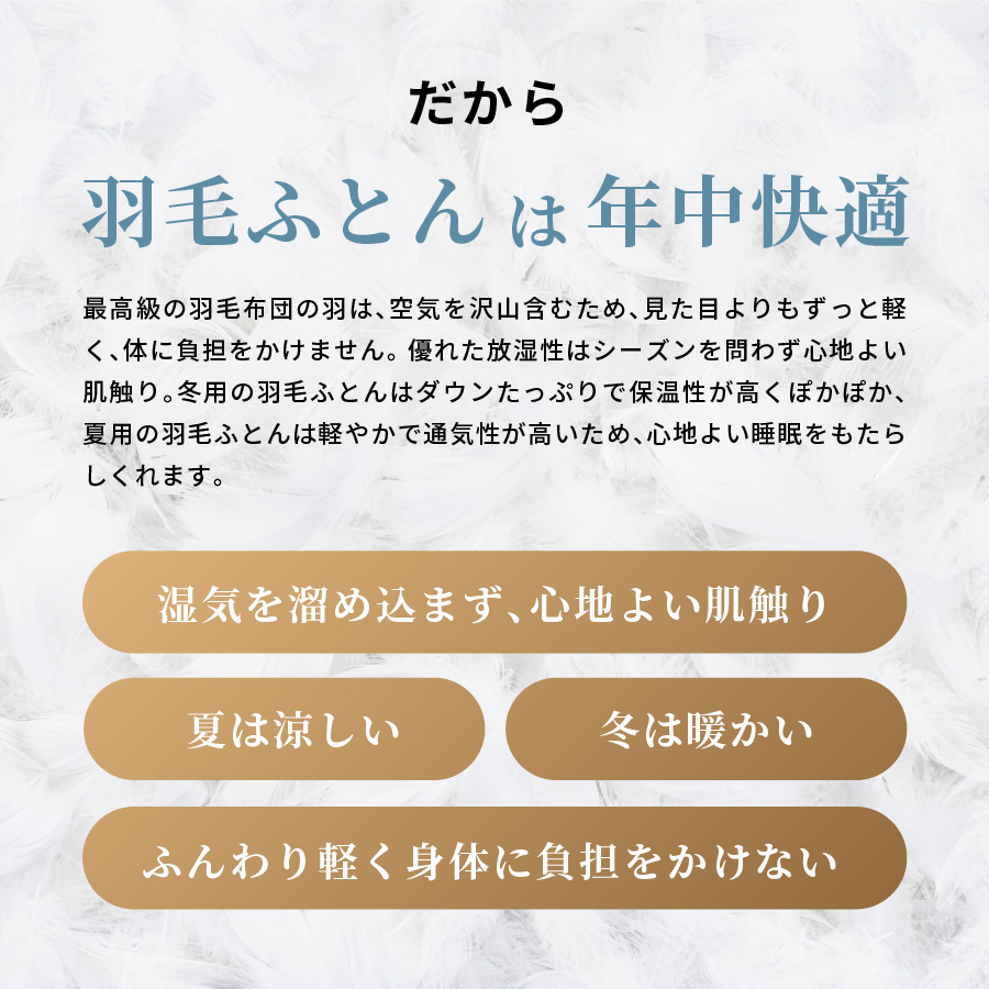 【Sybilla】羽毛合い掛けふとん（シングル） カラダス イエロー【創業100年】