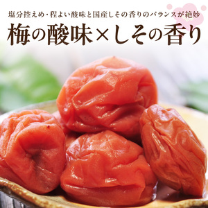 【1135-3】紀州南高梅つぶれ梅 しそ風味1.2kg