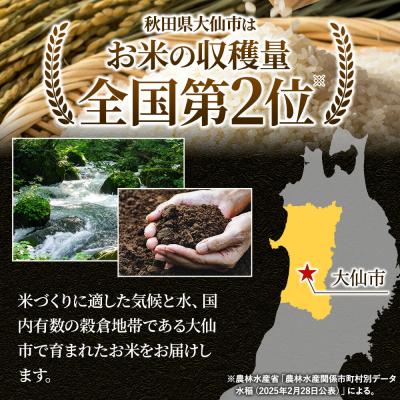 ふるさと納税 大仙市 《令和8年産》《2ヶ月》あきたこまち【白米】  10kg|22_ssn-011002s |  | 03