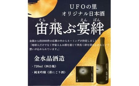 No.3047 UFOの里　宙飛ぶ宴絆・純米吟醸薄にごり酒 720ml 1本