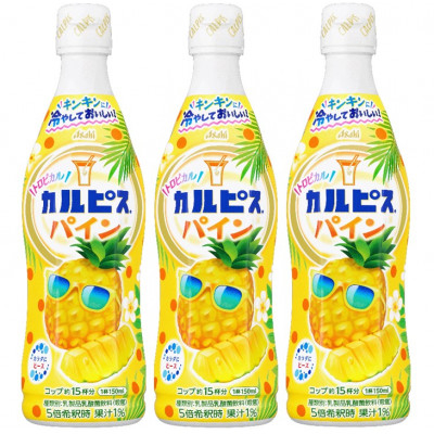 
                  「カルピス(R) トロピカルパイン」プラスチックボトル 470ml×12本【1604181】
                