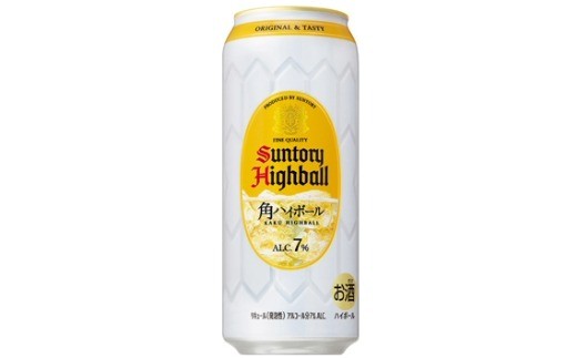 サントリー　角ハイボール缶  500ml缶  24本  1ケース  【ハイボール　ウイスキー　お酒　兵庫県 高砂市  ふるさと納税】