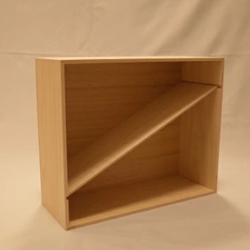 【ふるさと納税】ShoewindowBOX（HIGH)専用スリーブ付き　スニーカー シューズボックス シューズケース 靴 靴箱 インテリア 天然木 木製 収納 ディスプレイ