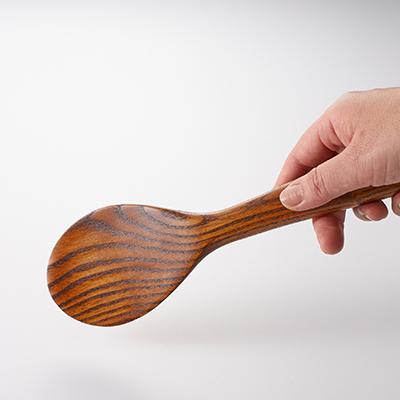ふるさと納税 あきる野市 拭き漆　しゃもじ【家具職人手作り】 |  | 03