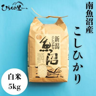 ふるさと納税 南魚沼市 【R8年産新米】上品な香りと旨み!南魚沼産コシヒカリ　白米5kg