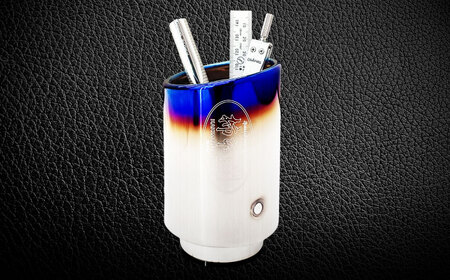 テーブルフィニッシャー（ClassKR Real／SG3038）マフラー風ペン立て / インテリア ペンスタンド オフィス収納 テールエンド 文房具 / 栗東市 / カキモトレーシング[BICJ002