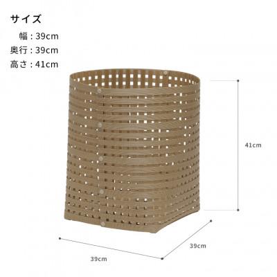 ふるさと納税 奥州市 暮らしを豊かにするシンプルで美しいかご L ナチュラル バンドシー [AR121] |  | 02