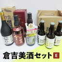 【ふるさと納税】倉吉美酒セット　E お酒 洋酒 ウイスキー ハイボール モルトウイスキー ピュアモルト 梅酒 ウイスキー仕込み クラフトビール ビール エール ホップ 日本酒 大吟醸 山田錦