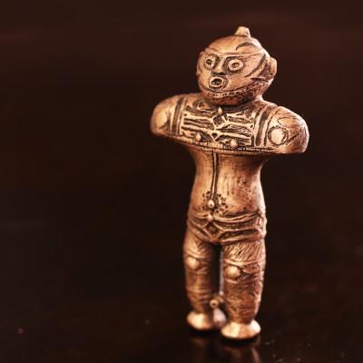 ふるさと納税 山梨県 【縄文アクセサリーDo_goods】国宝土偶「中空土偶」ミニオブジェ  659-706