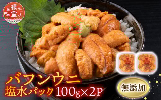 
            B-20015【12/7まで年内配送】 無添加エゾバフンウニ(赤系)100g×2P
          