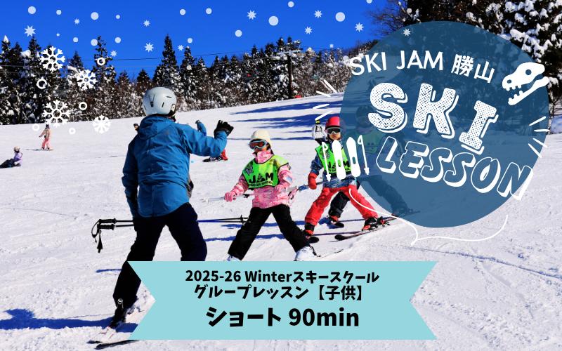 
            【子供】【ショート90分】スキー グループレッスン 受講券（1名様） [B-033005]
          