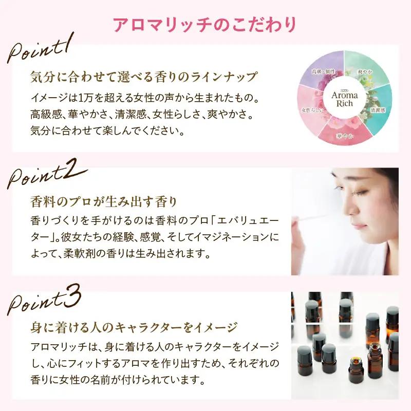 ソフラン アロマリッチ Ellie（エリー） 本体480ml×1個 詰替え用750ml×6個 ライオン LION Aroma Rich 柔軟剤 衣類用柔軟剤 本体 つめかえ 詰め替え 詰替え つめかえ